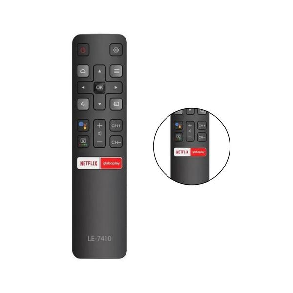 Imagem de Controle Remoto Compatível c/TCL Smart TV 4K Rc802v 55p8m