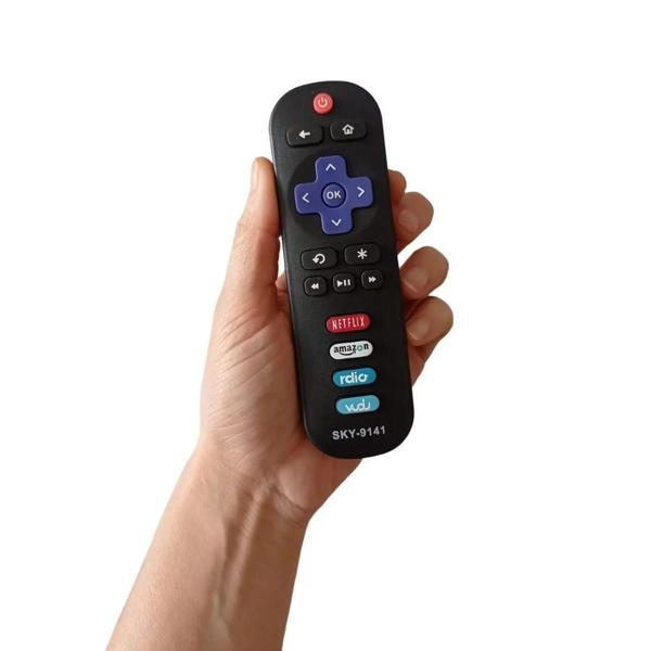 Imagem de Controle Remoto Compatível C/ Tv Tcl Smart Roku Rc280, Rc282