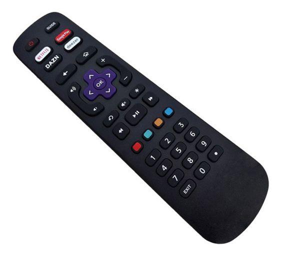 Imagem de Controle Remoto Compatível Com Aoc Smart Tv Roku Com Pilha