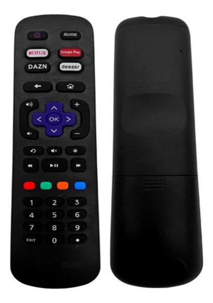 Imagem de Controle Remoto Compatível Com Aoc Smart Tv Roku Com Pilha