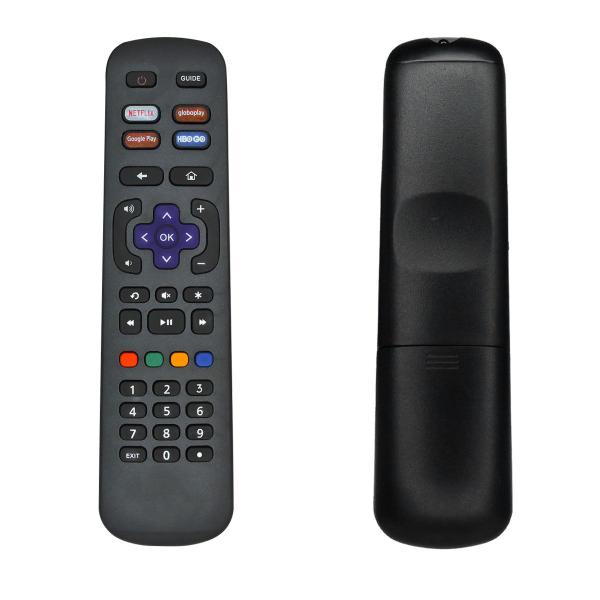 Imagem de Controle Remoto Compatível com Roku Smart  tv Tecla Netflix Globo Play HBO