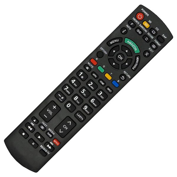 Imagem de Controle Remoto Compatível com Smart Tv Panasonic Amazon EUR7627Z20 + PILHAS