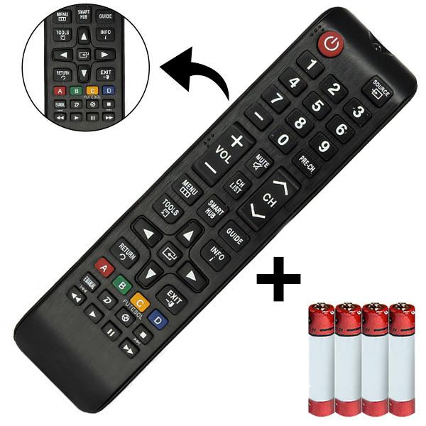 Imagem de Controle Remoto Compatível Com Smart Tv Samsung BN59-01254A