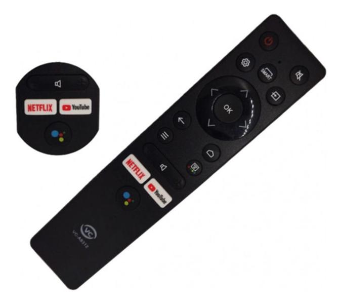 Imagem de Controle Remoto Compatível Com Smart Tv Tcl Vc-a8312