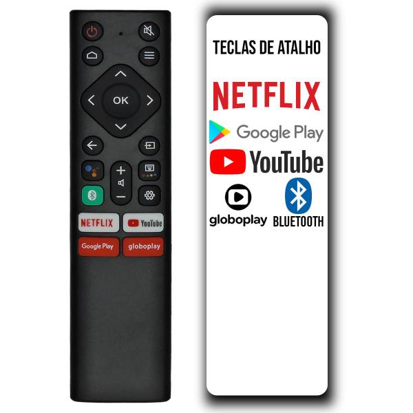 Imagem de Controle remoto Compativel com  Smart YouTube 