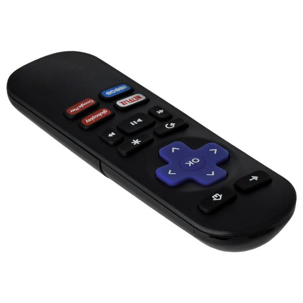 Imagem de Controle Remoto Compatível com TV Aoc Roku Streaming Hbo Netflix