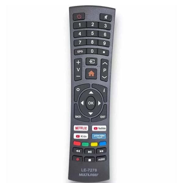 Imagem de Controle remoto compativel com tv multilaser smartv  tl043