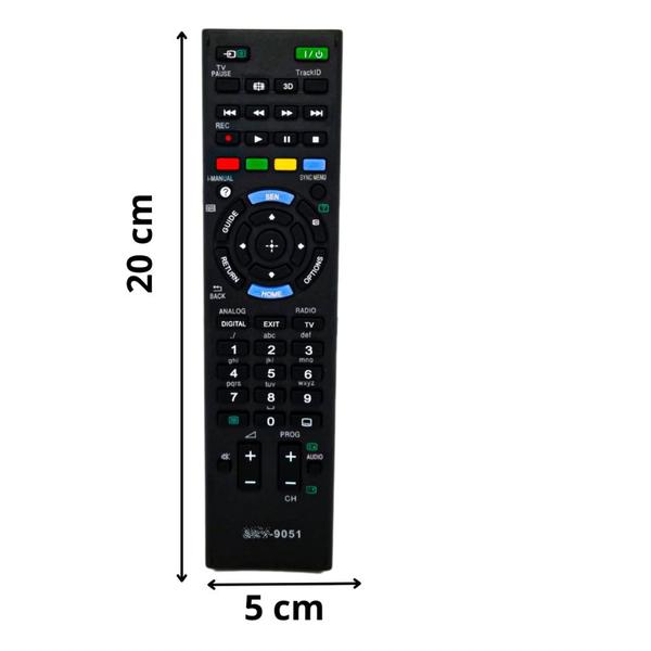 Imagem de Controle Remoto Compatível Com TV Smart 3D SK9051 E Outros