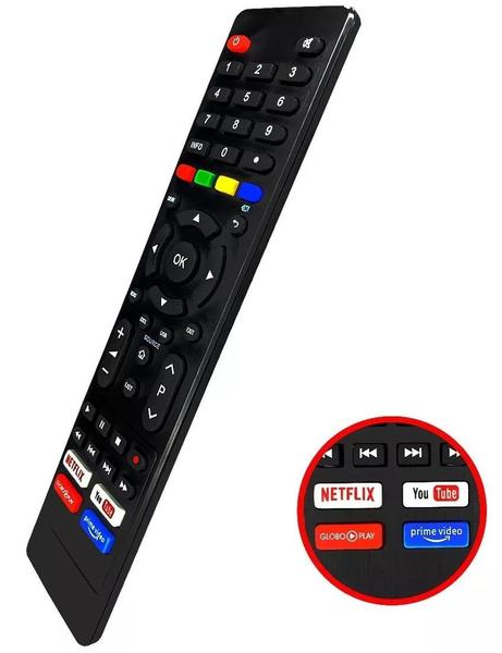 Imagem de Controle Remoto Compatível Para Smart TV Philco 4K - 9063