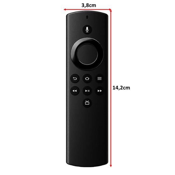 Imagem de Controle Remoto Compatível Para Tv Compatível Fire Stick Tv Lite Com Controle de Voz LE7683