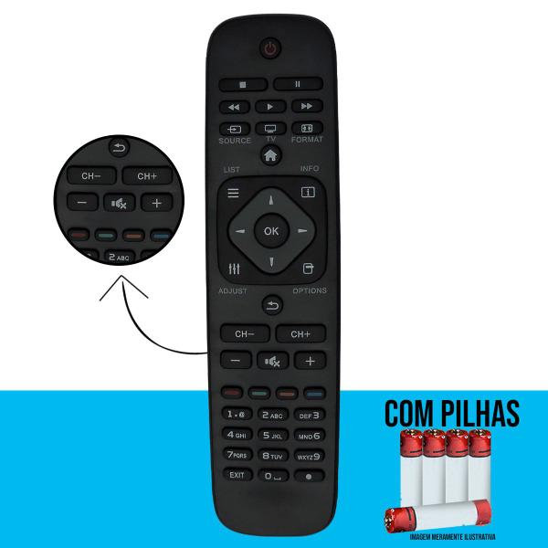 Imagem de Controle remoto Compatível Para tv Philips