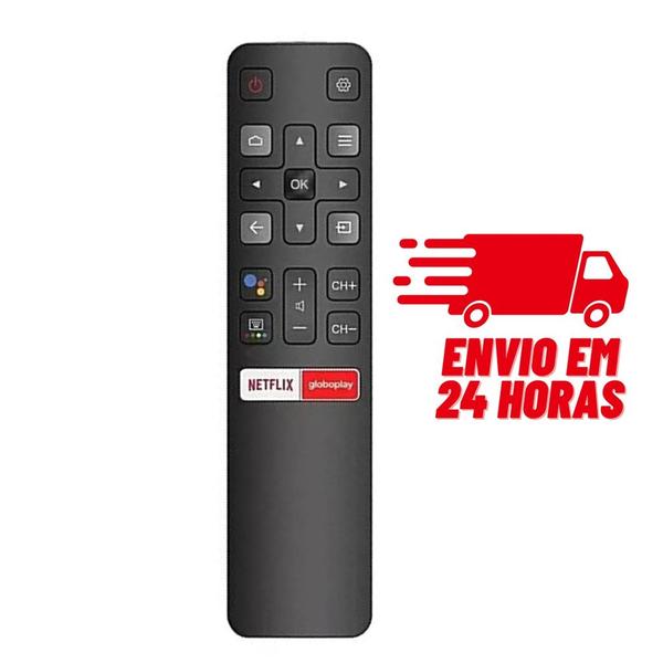 Imagem de Controle Remoto Compatível Tcl Smart Tv Rc802v 55p8m