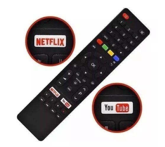 Imagem de Controle Remoto Compatível TV Smart Philco Teclas NETFLIX / YOUTUBE -  9005