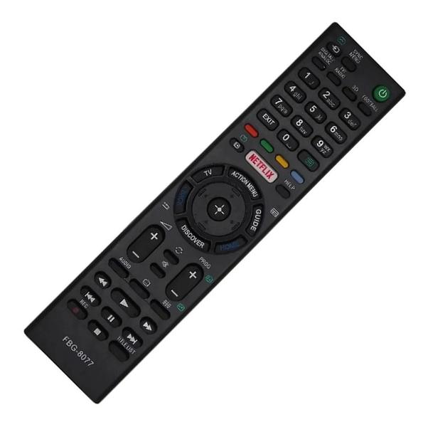 Imagem de Controle Remoto Compatível Tv Sony Bravia Rmt-tx100d Botão Netflix