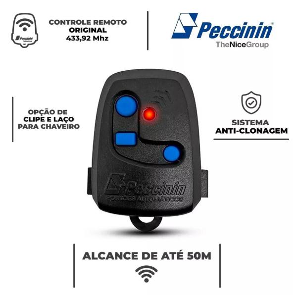 Controle Remoto De Portão Eletrônico Peccinin Origina Imagem de Controle Remoto De Portão Eletrônico Peccinin Origina