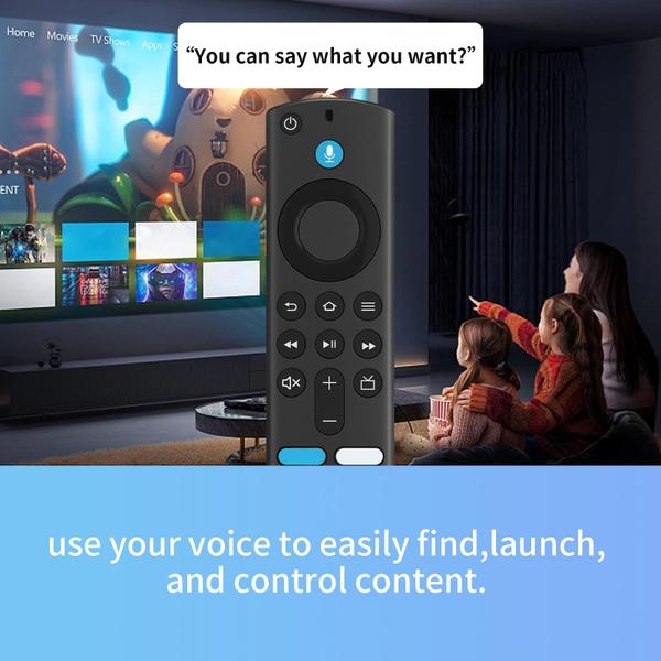 Imagem de Controle remoto de voz de substituição para Smart TV Stick