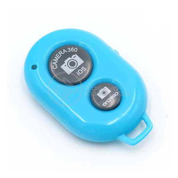 Imagem de Controle Remoto Disparador De Fotos Bluetooth Selfie - Azul