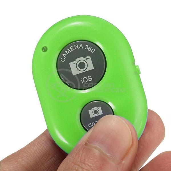 Imagem de Controle Remoto Disparador De Fotos Bluetooth Selfie - Verde