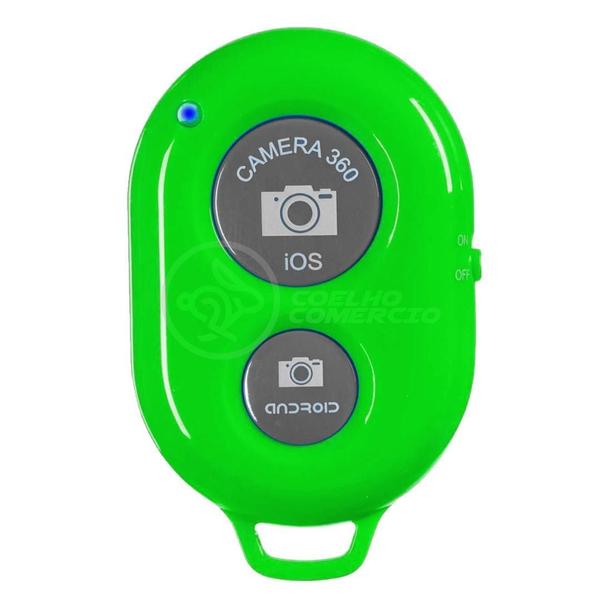 Imagem de Controle Remoto Disparador De Fotos Bluetooth Selfie - Verde