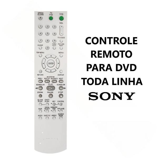 Imagem de Controle remoto dvd sony rmt-d175a -7590 -1051 -