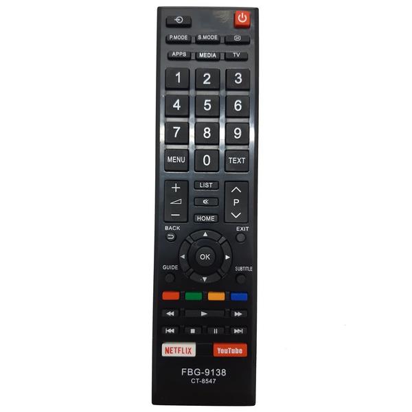 Imagem de Controle Remoto FBG-9138 Compatível com TV Semp TCL