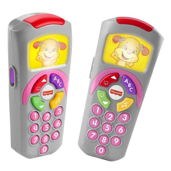 Imagem de Controle Remoto Fisher Price Rosa Aprender e Brincar DLH42