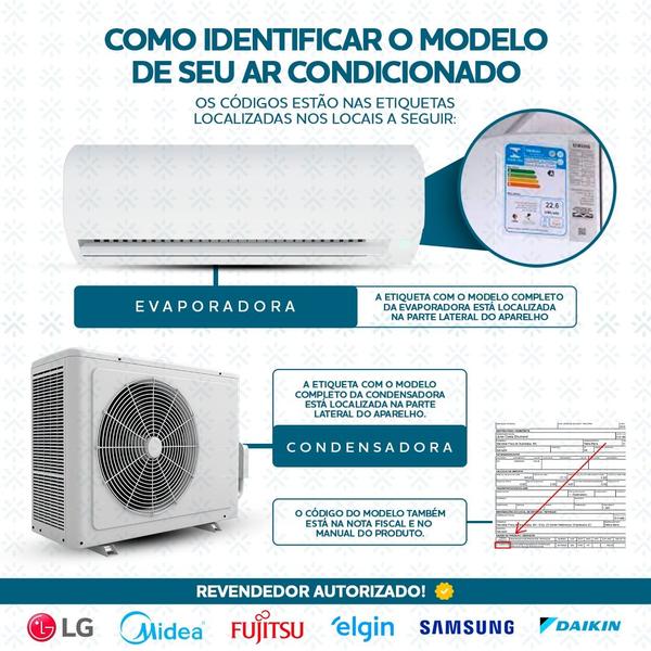 Imagem de Controle Remoto Hi-Wall Ar-Condicionado Fujitsu 9379219068