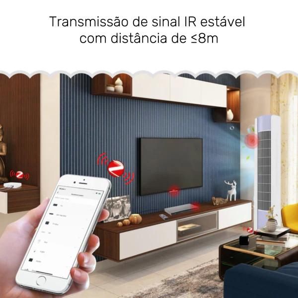 Imagem de Controle Remoto Inteligente IR Zigbee Pilhas Alexa Google