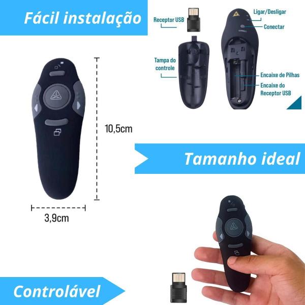 Imagem de Controle Remoto Laser Sem Fio Apresentação Slides Data Show