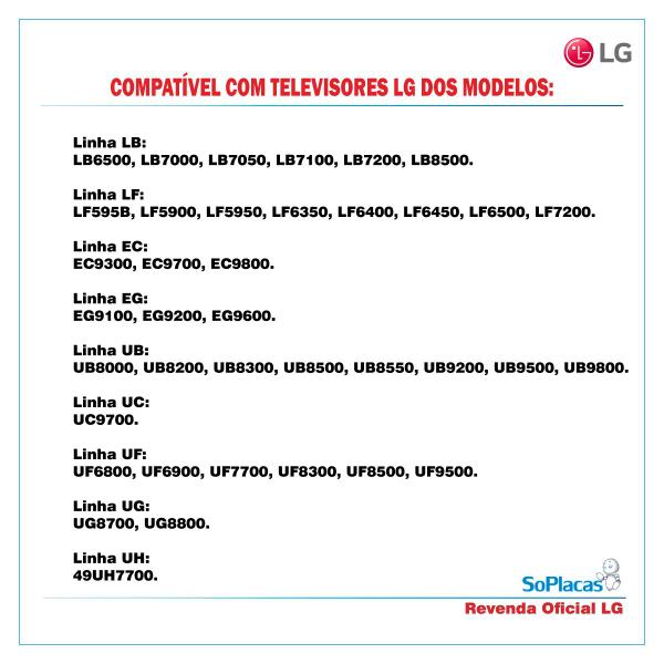 Imagem de Controle Remoto Lg Magic An-Mr700 An-Mr600 An-Mr 650 An-Mr500 Oled55b6p Akb75455601 Akb75455602 Original LG