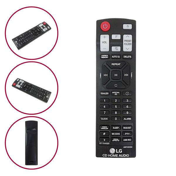 Imagem de Controle Remoto LG Mini System (AKB74955362) CL65/OJ98/CK99