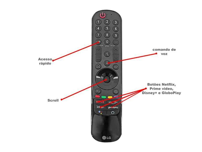 Imagem de Controle Remoto Mágico Lg An-Mr21Gc Com Nfc (2021)