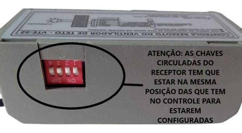 Imagem de Controle Remoto Maxi Air Ventilador De Teto Vte-02 Mondial