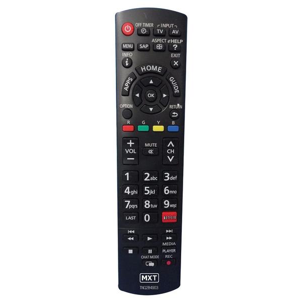 Imagem de Controle Remoto Mxt 1302 Tv Panasonic Led Tc Tnq2B4903