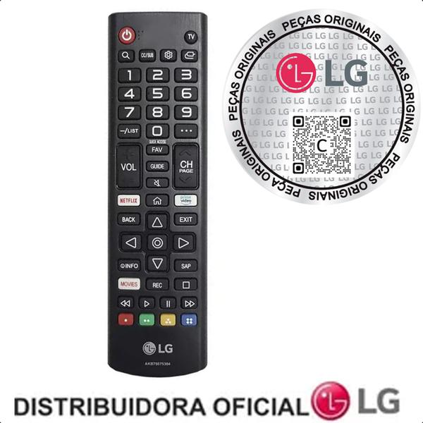 Controle remoto original LG 43UK6510 Imagem de Controle remoto original LG 43UK6510