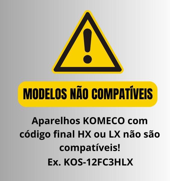 Imagem de Controle Remoto Para Ar Condicionado Compatível com KOMECO MIDEA COMFEE Com Pilhas