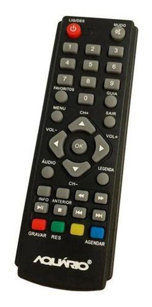 Imagem de Controle Remoto Para Conversor Digital Aquario Dtv-4000 - lelong