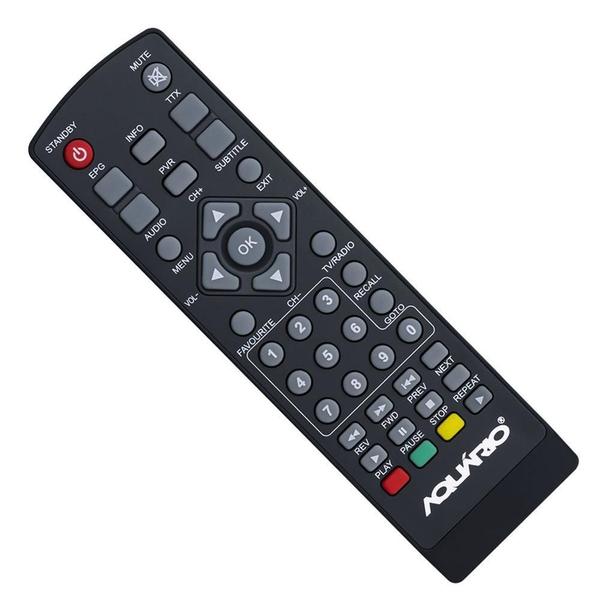 Imagem de Controle Remoto Para Conversor Digital Dtv-5000 Ace-Dtv50-Cnt - Aquário