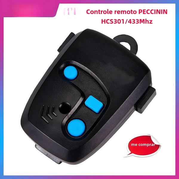 Controle Remoto para Portões 433MHz Peccinin - Rolling Code Imagem de Controle Remoto para Portões 433MHz Peccinin - Rolling Code