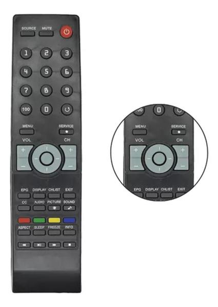 Imagem de Controle Remoto Para Tv Aoc Televisão Lcd/led