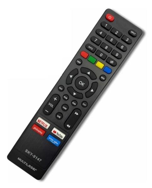 Imagem de Controle Remoto Para Tv Multilaser TL024 TL031 TL028 TL025 TL039