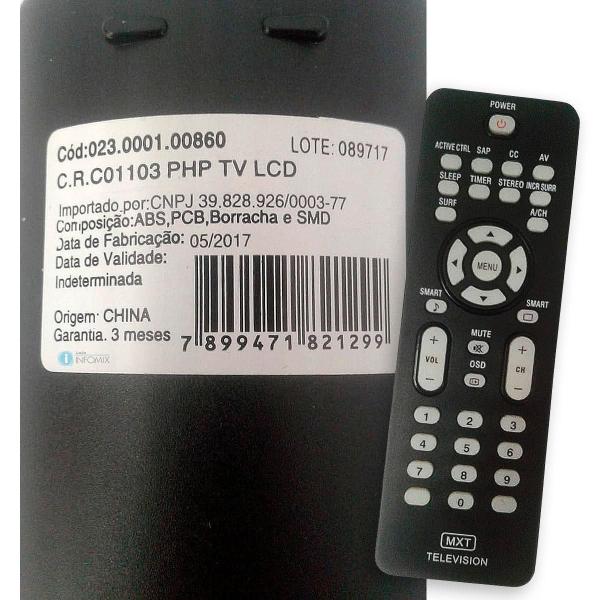 Imagem de Controle Remoto Para Tv Philips C01103