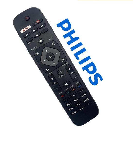 Imagem de Controle Remoto Para Tv Philips Smart Botão Netflix Youtube