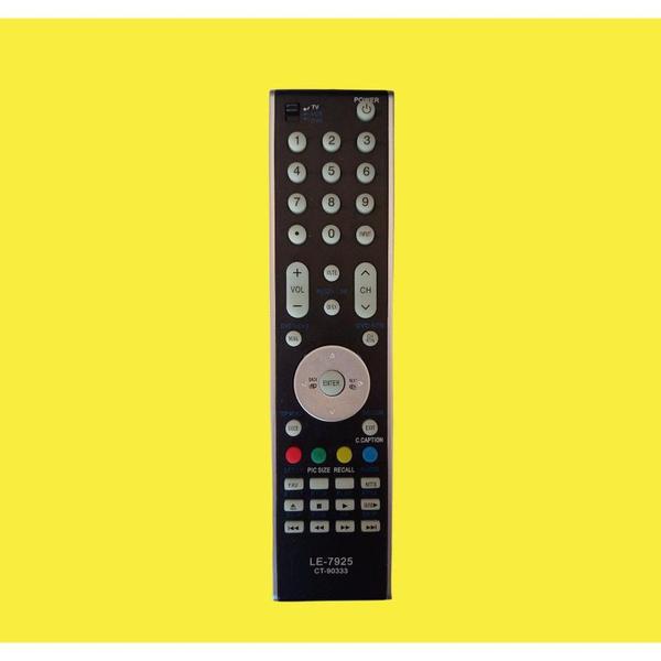 Imagem de Controle Remoto Para Tv Semp TCL lcd LE-7925 Ct-90333 Ct-90322 Ct-6360