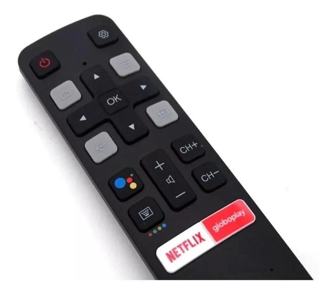 Controle Remoto Para Tv Tcl Smart Rc802V Flr1 - Sky - Tcl Imagem de Controle Remoto Para Tv Tcl Smart Rc802V Flr1