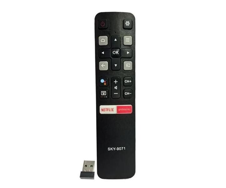 Controle Remoto Para Tv Tcl Smart Rc802V Flr1 - Sky - Tcl Imagem de Controle Remoto Para Tv Tcl Smart Rc802V Flr1