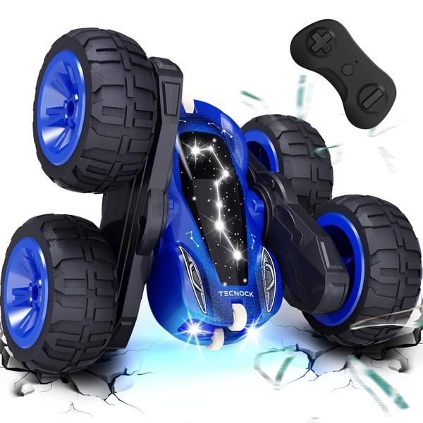 Imagem de Controle remoto RC Car Tecnock 4WD 360 gira Stunt Kids