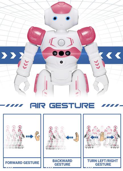 Imagem de Controle remoto RC Robot KingsDragon Gesture Sensing rosa