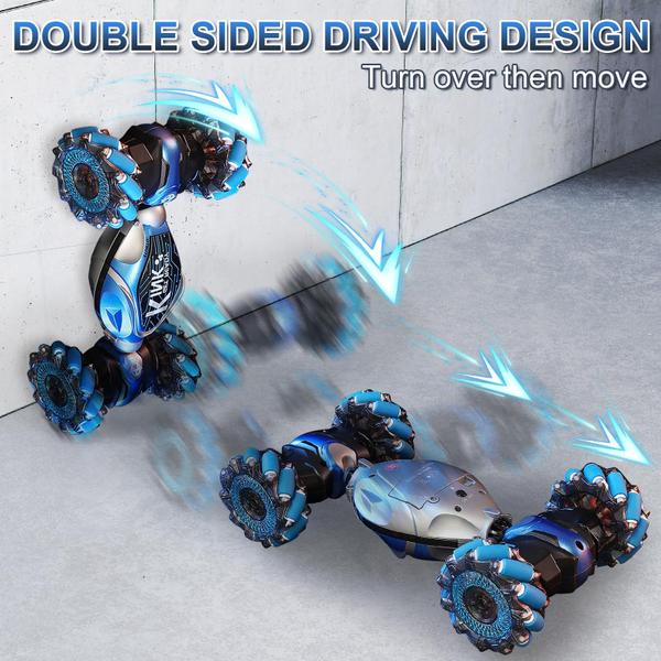 Imagem de Controle remoto RC Stunt Car NEUBSAW 4WD Drift para meninos de 4 a 12 anos