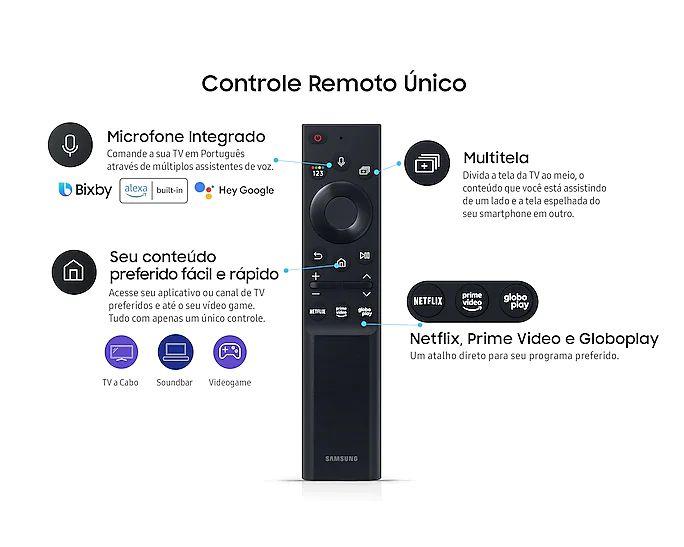Imagem de Controle Remoto Samsung Smart TV 65" QLED 4K 65Q70A
